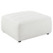 Sunny Upholstered Ottoman Natural - U&U Home Budget Furniture (Carteret, NJ)