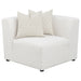 Freddie Upholstered Corner Chair Pearl - U&U Home Budget Furniture (Carteret, NJ)