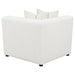 Freddie Upholstered Corner Chair Pearl - U&U Home Budget Furniture (Carteret, NJ)