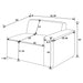 Freddie Sectionals 5 - U&U Home Budget Furniture (Carteret, NJ)
