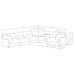 Sasha Modular Sectionals 2 - U&U Home Budget Furniture (Carteret, NJ)