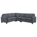 Georgina 4-piece Upholstered Modular Sectional Sofa Beige - U&U Home Budget Furniture (Carteret, NJ)