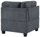 Georgina Modular Sectionals Chair - U&U Home Budget Furniture (Carteret, NJ)