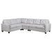 Georgina 4-piece Upholstered Modular Sectional Sofa Beige - U&U Home Budget Furniture (Carteret, NJ)