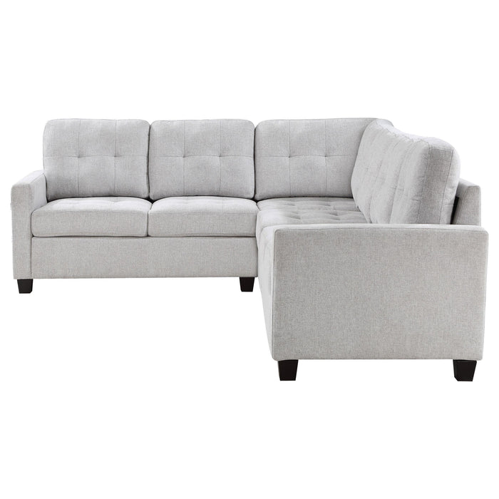 Georgina 4-piece Upholstered Modular Sectional Sofa Beige - U&U Home Budget Furniture (Carteret, NJ)