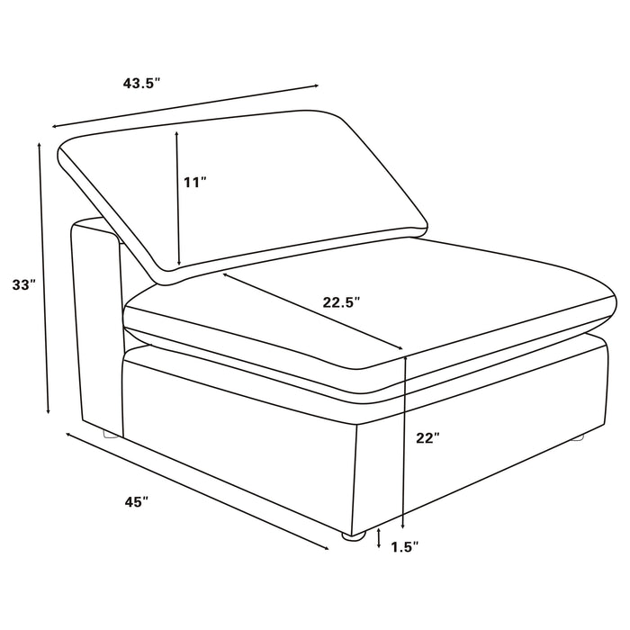 Raleigh Modular Sectionals - U&U Home Budget Furniture (Carteret, NJ)