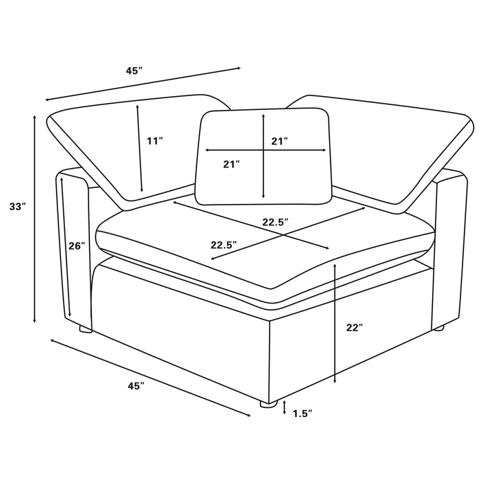 Raleigh Modular Sectionals - U&U Home Budget Furniture (Carteret, NJ)