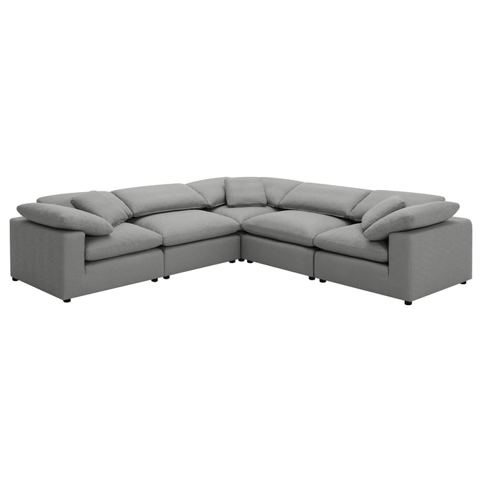 Raleigh Modular Sectionals Grey - U&U Home Budget Furniture (Carteret, NJ)