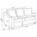 Christine Stationary Sets - U&U Home Budget Furniture (Carteret, NJ)