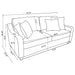 Christine Stationary Sets - U&U Home Budget Furniture (Carteret, NJ)