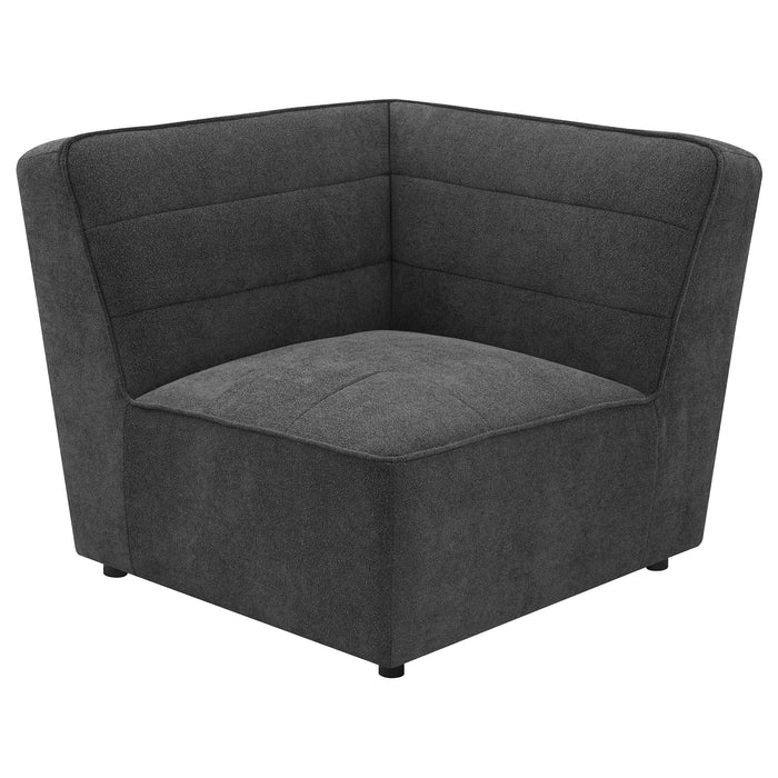 Sunny Upholstered Corner Chair - U&U Home Budget Furniture (Carteret, NJ)