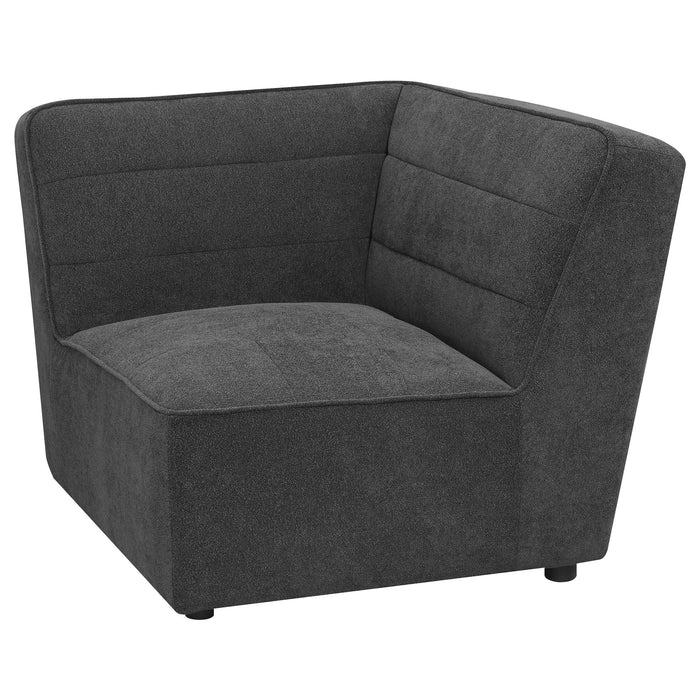 Sunny Upholstered Corner Chair - U&U Home Budget Furniture (Carteret, NJ)