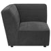 Sunny Upholstered Corner Chair - U&U Home Budget Furniture (Carteret, NJ)