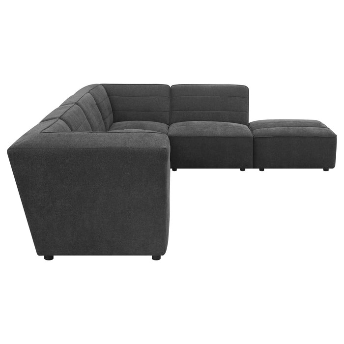 Sunny Upholstered Corner Chair - U&U Home Budget Furniture (Carteret, NJ)
