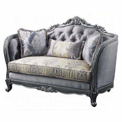 Ariadne Loveseat With 3 Pillows - U&U Home Budget Furniture (Carteret, NJ)