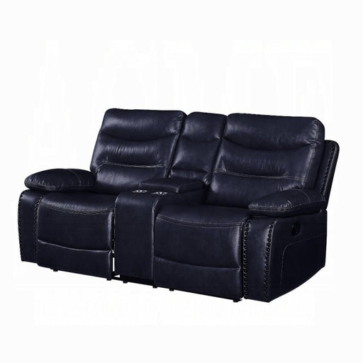 Aashi Motion Loveseat With Console - U&U Home Budget Furniture (Carteret, NJ)