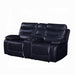 Aashi Motion Loveseat With Console - U&U Home Budget Furniture (Carteret, NJ)