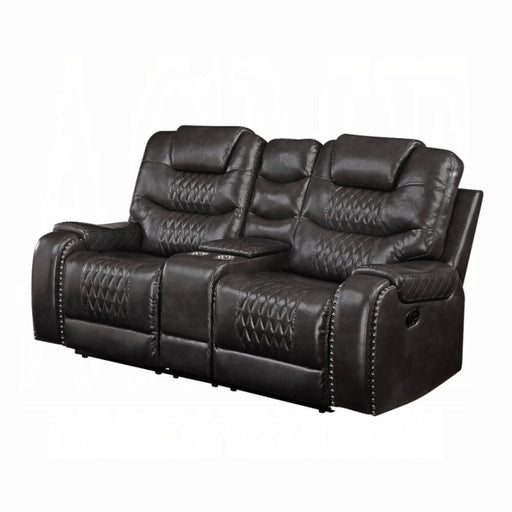 Braylon Motion Loveseat With Console - U&U Home Budget Furniture (Carteret, NJ)
