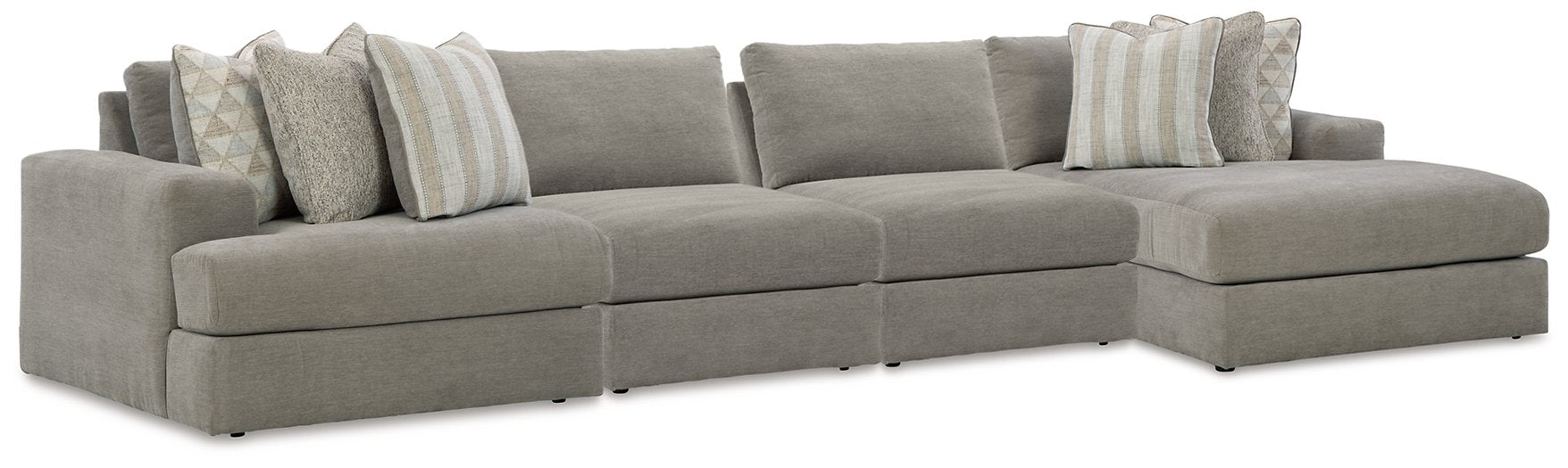 Avaliyah Sectional with Chaise - U&U Home Budget Furniture (Carteret, NJ)