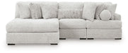 Cuddle Plush Sectional with Chaise - U&U Home Budget Furniture (Carteret, NJ)