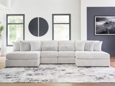 Cuddle Plush Sectional with Chaise - U&U Home Budget Furniture (Carteret, NJ)