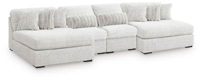 Cuddle Plush Sectional with Chaise - U&U Home Budget Furniture (Carteret, NJ)