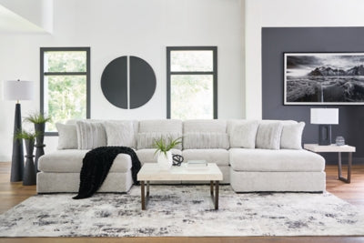 Cuddle Plush Sectional with Chaise - U&U Home Budget Furniture (Carteret, NJ)