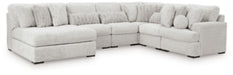 Cuddle Plush Sectional with Chaise - U&U Home Budget Furniture (Carteret, NJ)