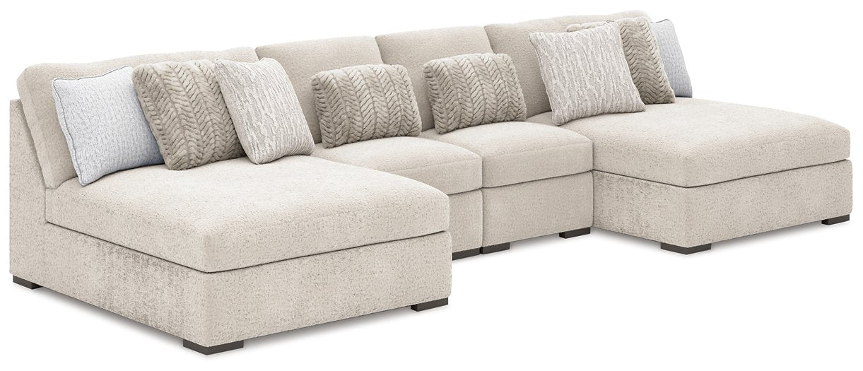 Cuddle Plush Sectional with Chaise - U&U Home Budget Furniture (Carteret, NJ)