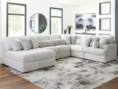 Cuddle Plush Sectional with Chaise - U&U Home Budget Furniture (Carteret, NJ)