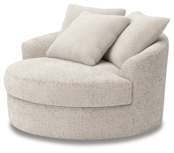 Cuddle Plush Oversized Swivel Accent Chair - U&U Home Budget Furniture (Carteret, NJ)