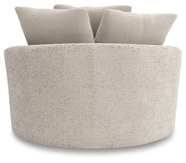 Cuddle Plush Oversized Swivel Accent Chair - U&U Home Budget Furniture (Carteret, NJ)