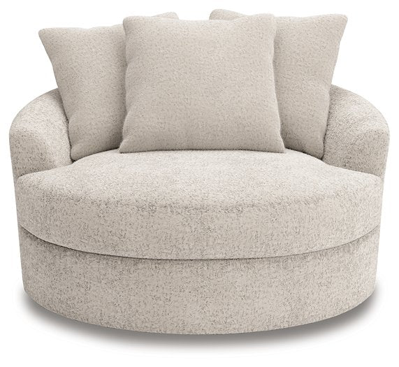 Cuddle Plush Oversized Swivel Accent Chair - U&U Home Budget Furniture (Carteret, NJ)