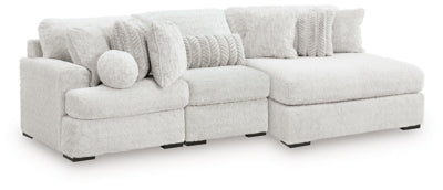 Cuddle Plush Sectional with Chaise - U&U Home Budget Furniture (Carteret, NJ)