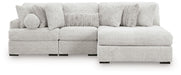 Cuddle Plush Sectional with Chaise - U&U Home Budget Furniture (Carteret, NJ)