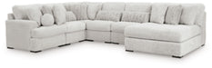 Cuddle Plush Sectional with Chaise - U&U Home Budget Furniture (Carteret, NJ)