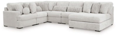 Cuddle Plush Sectional with Chaise - U&U Home Budget Furniture (Carteret, NJ)