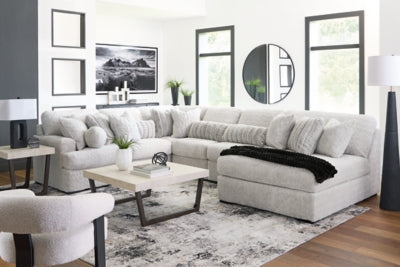 Cuddle Plush Sectional with Chaise - U&U Home Budget Furniture (Carteret, NJ)