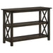 Rachelle Sofa Table with 2-shelf Deep Merlot - U&U Home Budget Furniture (Carteret, NJ)