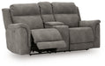 Next-Gen DuraPella Power Reclining Loveseat with Console - U&U Home Budget Furniture (Carteret, NJ)