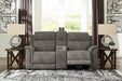 Next-Gen DuraPella Power Reclining Loveseat with Console - U&U Home Budget Furniture (Carteret, NJ)