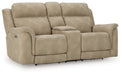 Next-Gen DuraPella Power Reclining Loveseat with Console - U&U Home Budget Furniture (Carteret, NJ)
