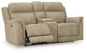 Next-Gen DuraPella Power Reclining Loveseat with Console - U&U Home Budget Furniture (Carteret, NJ)