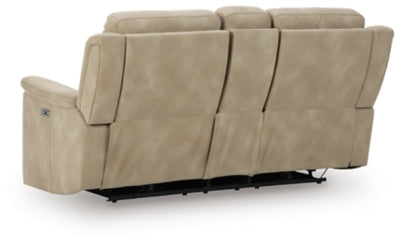 Next-Gen DuraPella Power Reclining Loveseat with Console - U&U Home Budget Furniture (Carteret, NJ)
