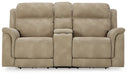 Next-Gen DuraPella Power Reclining Loveseat with Console - U&U Home Budget Furniture (Carteret, NJ)