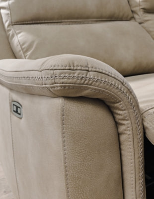Next-Gen DuraPella Power Reclining Loveseat with Console - U&U Home Budget Furniture (Carteret, NJ)