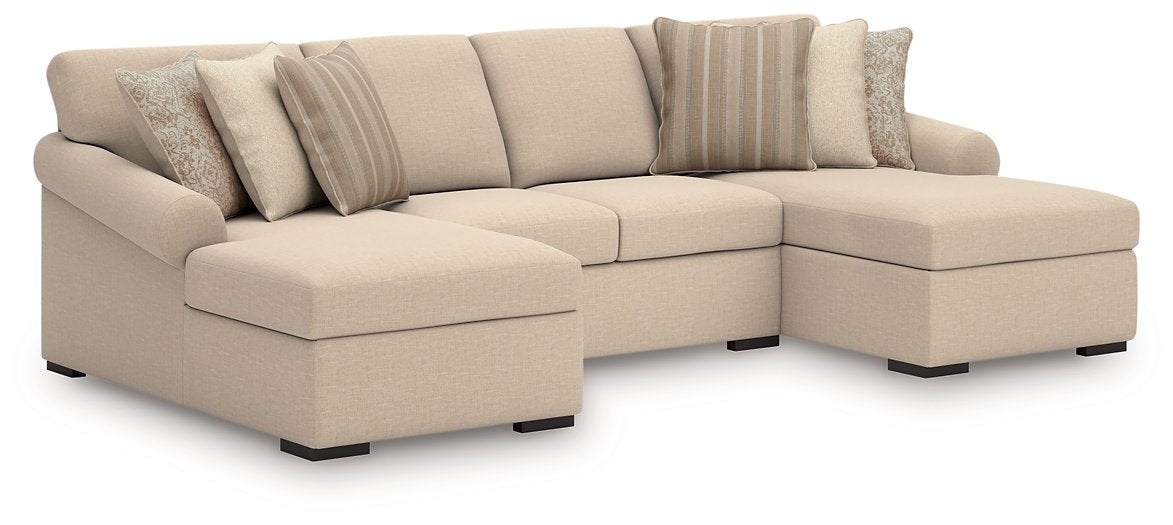 LadyMae Sectional with Chaise - U&U Home Budget Furniture (Carteret, NJ)