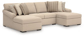 LadyMae Sectional with Chaise - U&U Home Budget Furniture (Carteret, NJ)