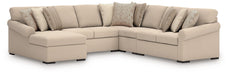 LadyMae Sectional with Chaise - U&U Home Budget Furniture (Carteret, NJ)