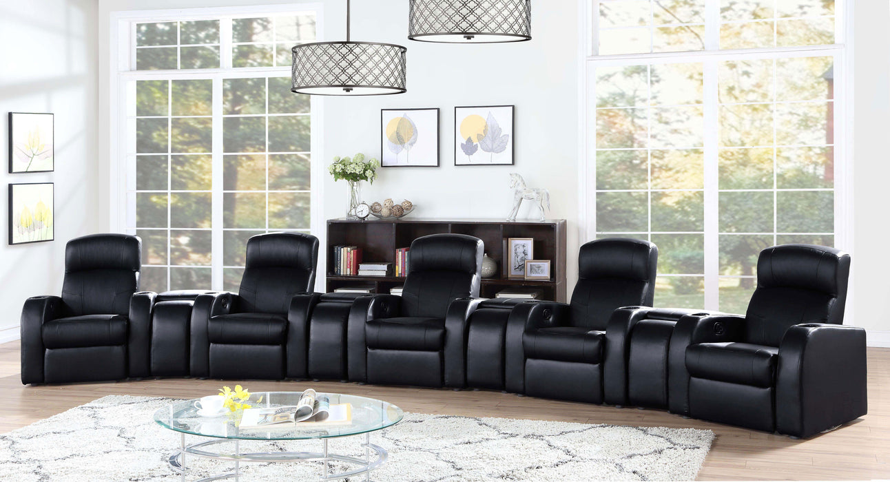 Cyrus Theater Seating Console - U&U Home Budget Furniture (Carteret, NJ)